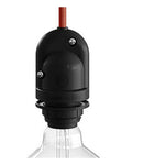 Lampenfassung Schwarz E27