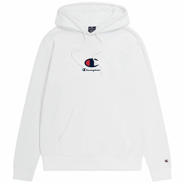 Herren Sweater mit Kapuze Champion Hooded Weiß
