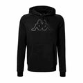 Herren Sweater mit Kapuze Kappa Zaiver Korporate Schwarz