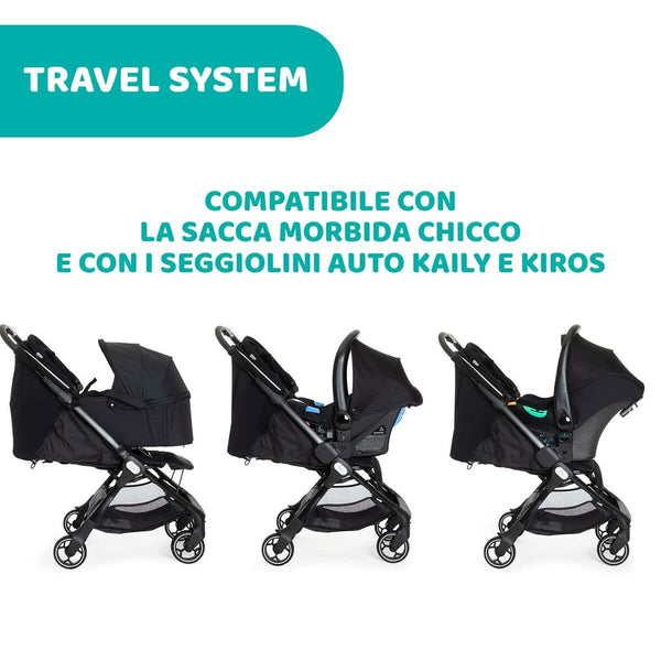 Kinderwagen Chicco Schwarz