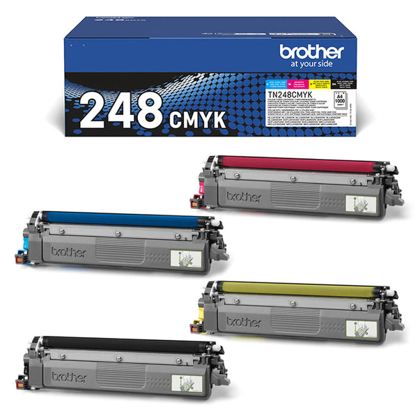 Toner Brother TN248VAL Schwarz/Zyanblau/Magenta/Gelb (4 Stück)