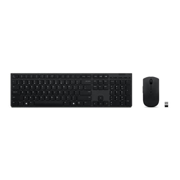 Tastatur mit Maus Lenovo 4X31K03961 Grau Portugiesisch