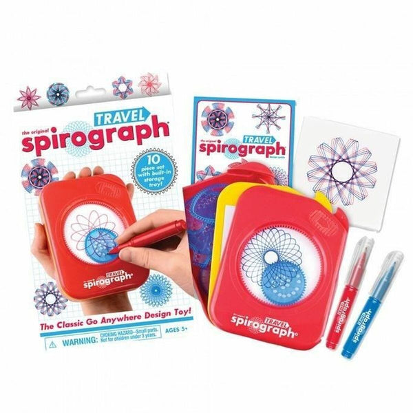 Zeichenset Spirograph Silverlit travel Bunt 10 Stücke