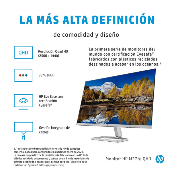 Gaming-Monitor HP M27fq Quad HD 27"