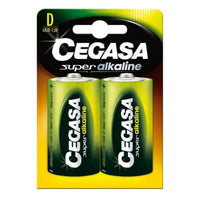 Alkali-Mangan-Batterie Cegasa Bl.LR20 D 1,5V (2 uds) (12 Stück)