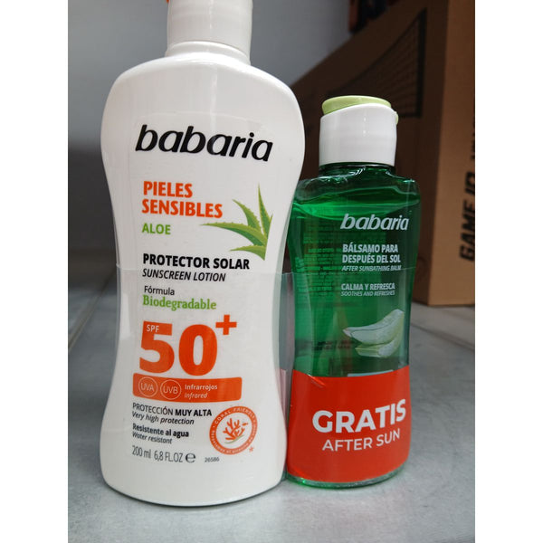 Sonnenmilch Babaria Spf 50 100 ml Sensible haut