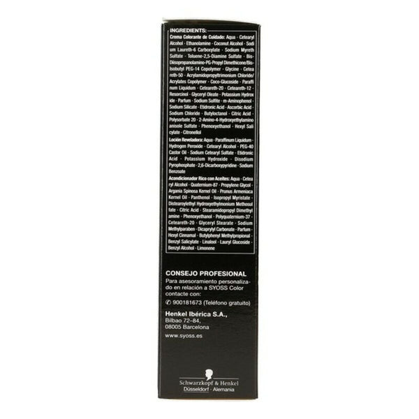 Dauerfärbung   Syoss Olio Intense Ohne Ammoniak Nº 3,10 Kastanie