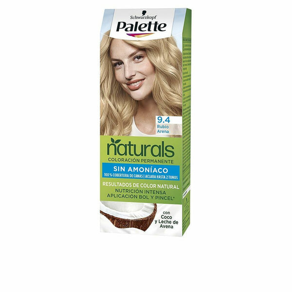 Dauerfärbung Schwarzkopf Palette Natural Nº 9.4 Nº 9.4-Rubio Arena (1 Stück)