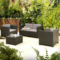 Gartenmöbel SP Berner Diva Tropea Anthrazit Dunkelgrau (4 Stücke)