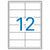 Klebstoffe/Kennzeichnungen Apli 581288 Papier 100 Blatt 97 x 42,4 mm 100 Stücke