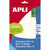 Klebeetiketten Apli Weiß 10 Blatt 8 x 20 mm Papier (10 Stück)