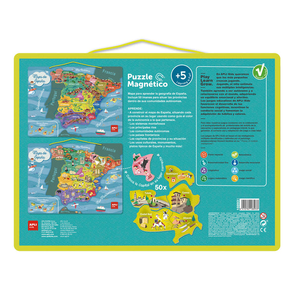 Puzzle Apli Spanien Plattenspeicher 50 Stücke