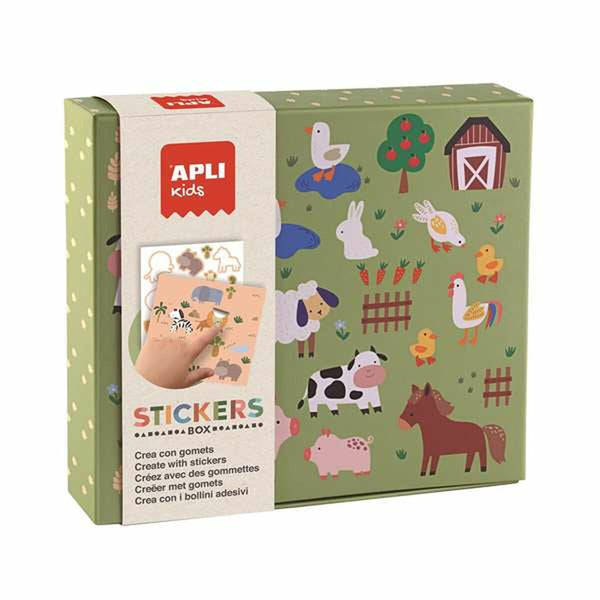 Aufkleber Apli Bunt tiere