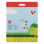 Satz mit Papierhandarbeiten Apli Schere Bunt 13,5 cm