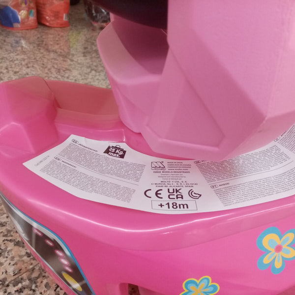 Moto Correpasillos Moltó 12222 Rosa 72 cm