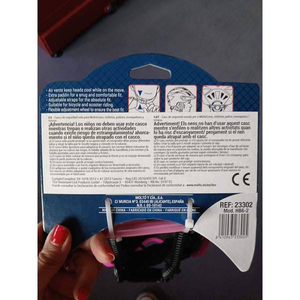 Kinderfahrradhelm Moltó Rosa 48-53 cm