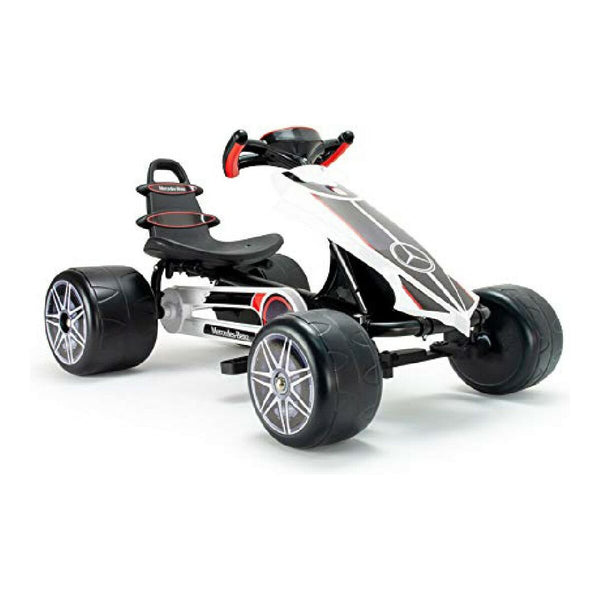 Kart-Auto Injusa 4122 Weiß Pedale 89 x 60 x 50 cm