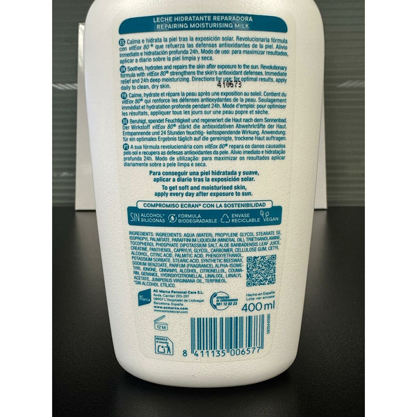 After Sun Ecran Feuchtigkeitsmilch 400 ml