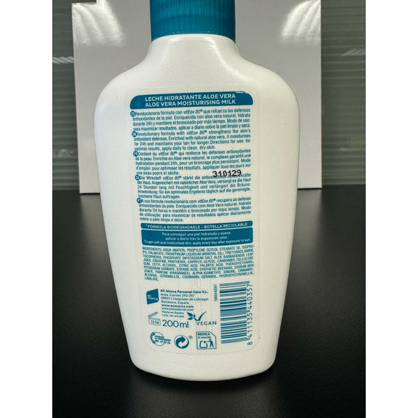 Feuchtigkeitsmilch Ecran 200 ml Aloe Vera