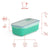 Lebensmittelbehälter Valira 6090/97 Luftdicht türkis Thermoplastischer Kunststoff PBT rechteckig 750 ml