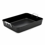Backofenform Valira 4687/25 35 x 27 cm Schwarz Edelstahl Aluminium