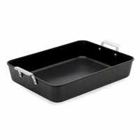 Backofenform Valira 4687/25 35 x 27 cm Schwarz Edelstahl Aluminium