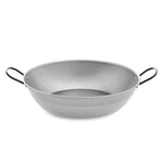 Tiefe Pfanne mit Griffen Vaello 450 Gebürsteter Edelstahl Verchromt (Ø 50 cm)