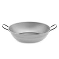 Tiefe Pfanne mit Griffen Vaello 450 Gebürsteter Edelstahl Verchromt (Ø 50 cm)