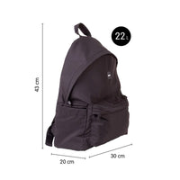 Lässiger Rucksack Milan Shadow Schwarz 22 L 41 x 30 x 18 cm
