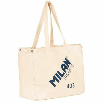 Handtasche Milan Beige 51 x 40, 5 x 21,5 cm