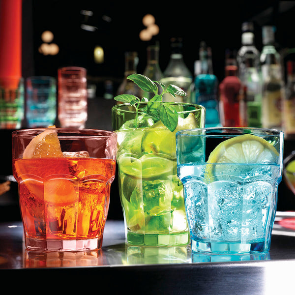 Trinkglas Bormioli Rocco Rock Bar grün Glas 370 ml (6 Stück)