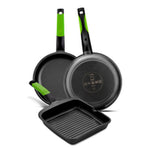 Grillplatte BRA A121459 Schwarz Metall Aluminium Ø 28 cm