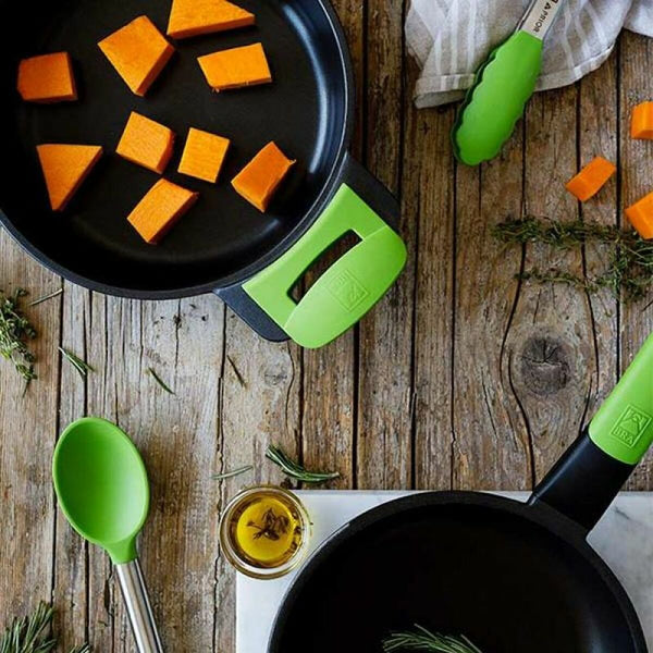 Spaghettilöffel BRA A197007 grün Edelstahl