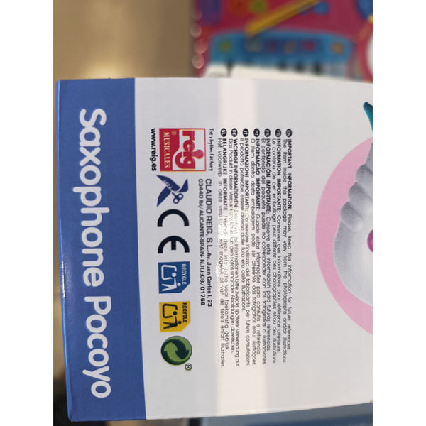 Saxofon mit 4 Noten Pocoyo   Mit Koffer Musik-Spielzeug