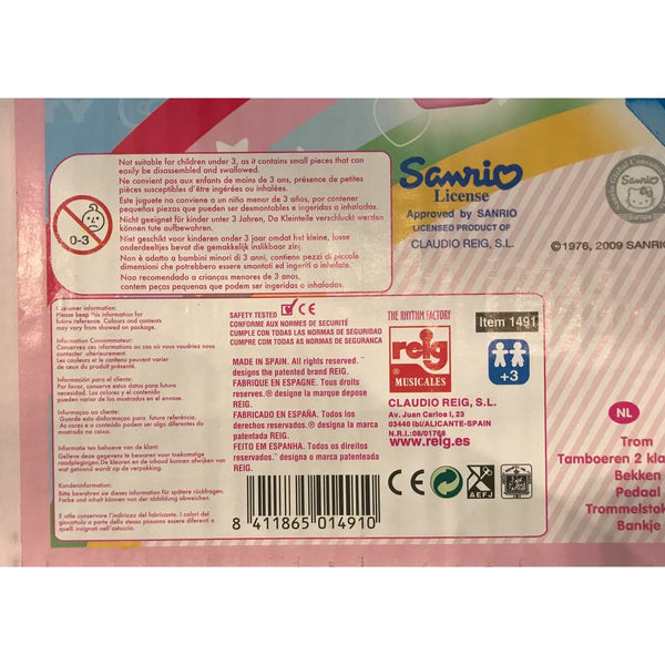 Schlagzeug Hello Kitty   Kunststoff