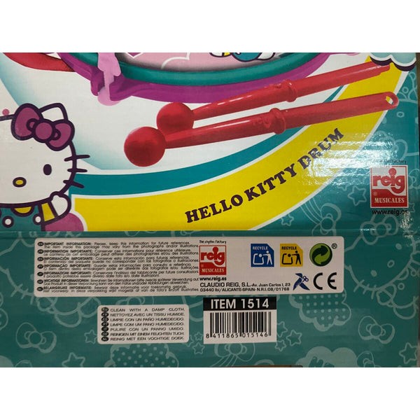 Trommel Hello Kitty Blau Rosa 16 cm