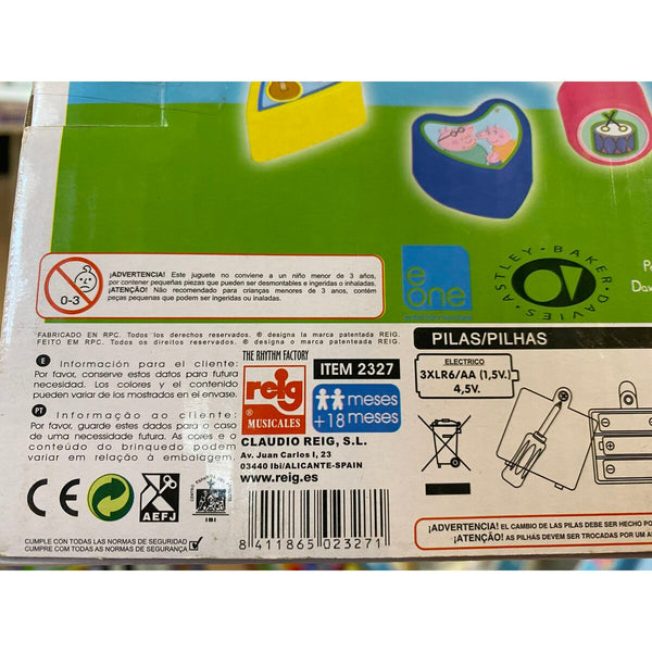 Trommel Reig Peppa Pig Kunststoff