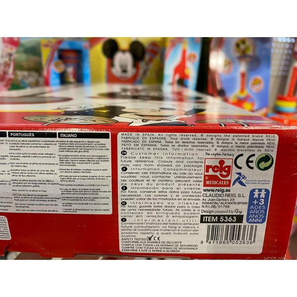 Musikanlage Mickey Mouse Mikrofon Kindergitarre