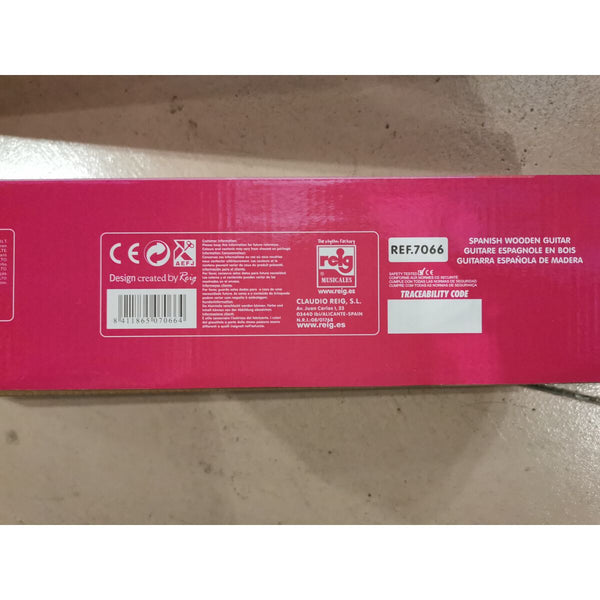 Kindergitarre Reig REIG7066 Rosa