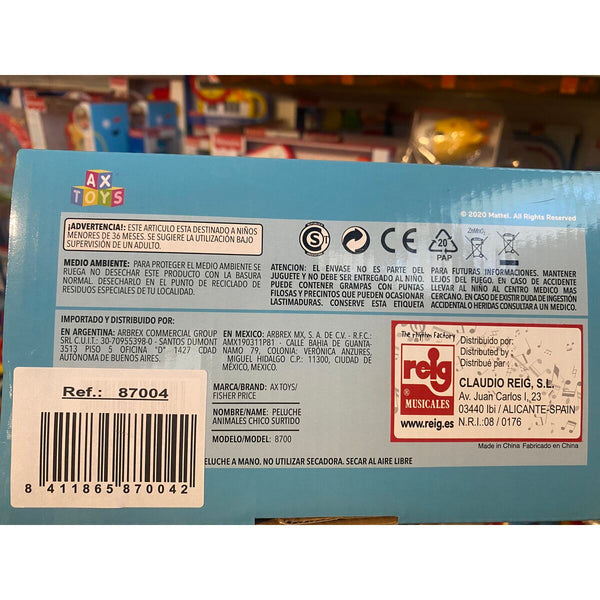 Plüschtier Fisher-Price Affe 20 cm Kunststoff