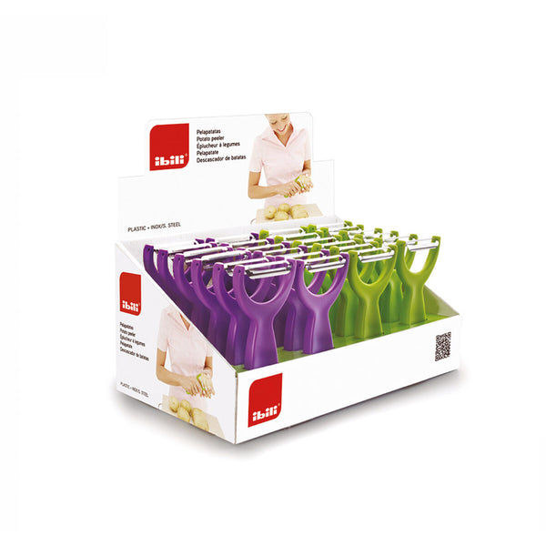 Obst- und Gemüseschäler Ibili 14,5 cm grün Edelstahl Kunststoff