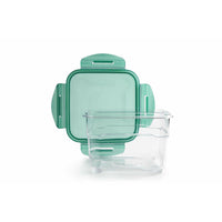 Lunchbox hermetisch Ibili 790415 1,5 L 15,5 x 15,5 x 10 cm Metall Kunststoff