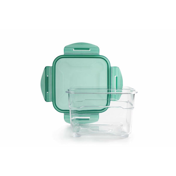 Lunchbox hermetisch Ibili 790415 1,5 L 15,5 x 15,5 x 10 cm Metall Kunststoff