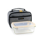 Lunchbox mit Zubehör Ibili 753401g Grau Polyester Borosilikatglas 21 x 13 x 14 cm