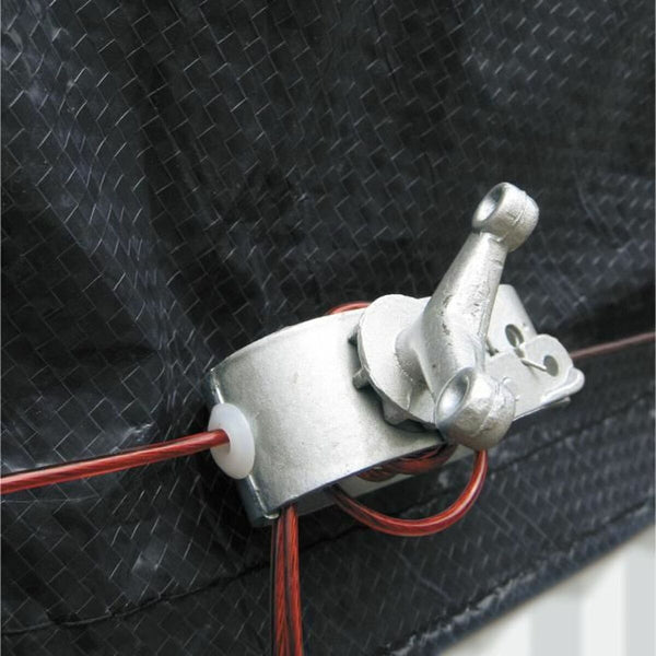 Poolabdeckung Gre   Schwarz Ø 3,5 m