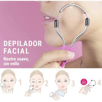 Gesichtshaarentferner Beter Depilador Facial Edelstahl Pink