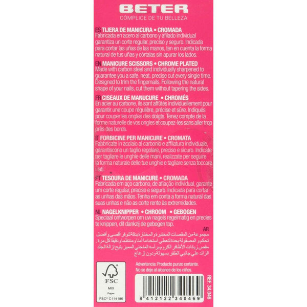 Nagelschere Beter Tijeras Wölbung