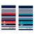 Strandbadetuch Secaneta Skot Blau Jacquard Samt