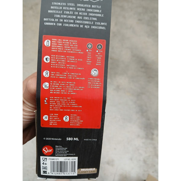 Thermosflasche Super Mario 01371 580 ml Silikon