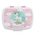 Lunchbox Stor Rosa Polypropylen Einhorn rechteckig